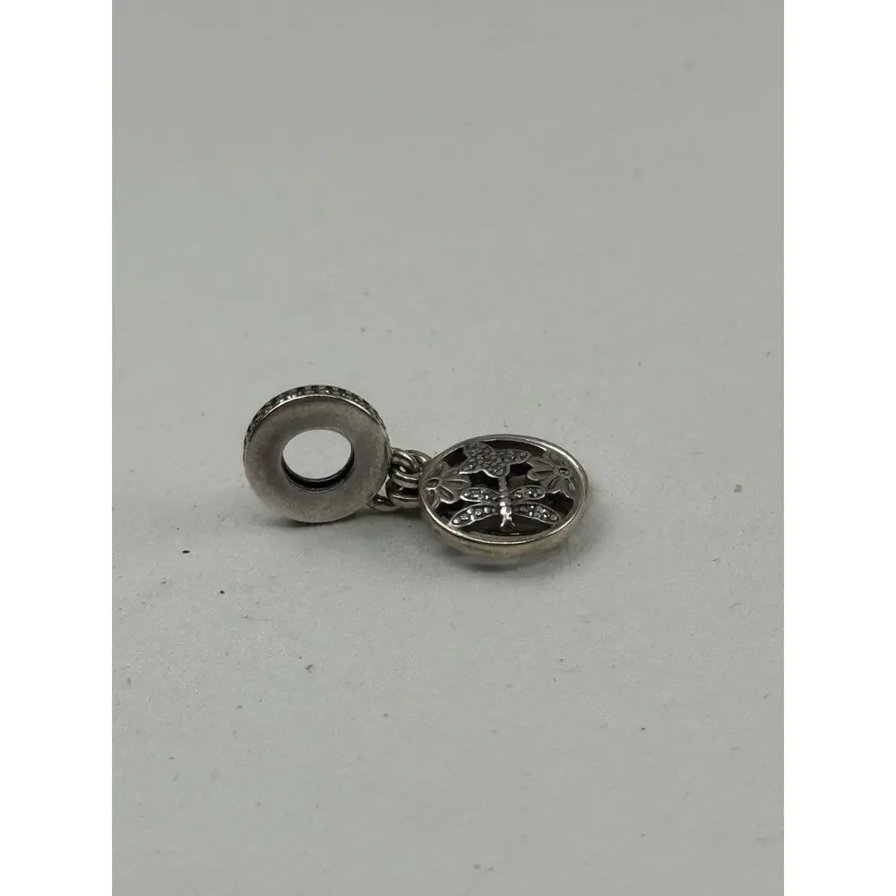 Pandora Springtime Bloom Sterling Silver Charm #791843EN40